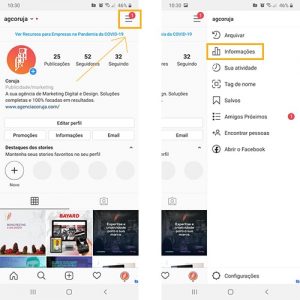 como acessar dados instagram