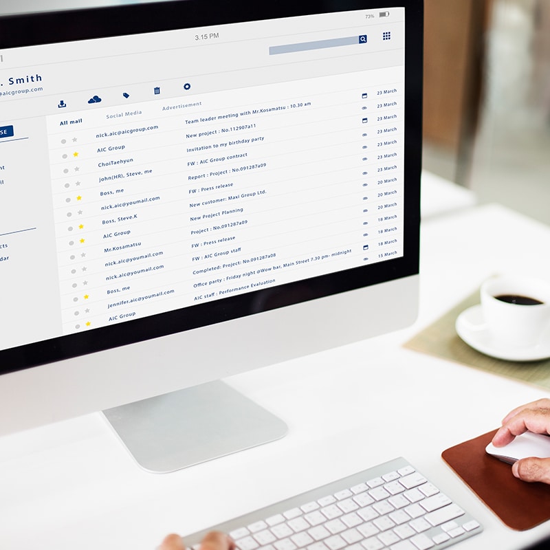 assunto do e-mail